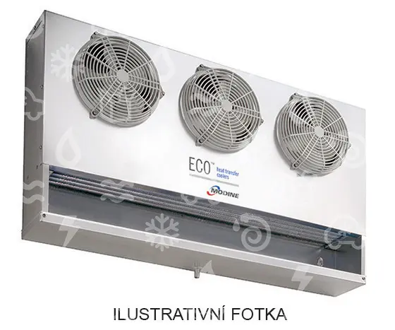 výparník ECO - Luvata EP300ED, 2.31 kW (dT 8 st., R404), 1.91 kW
